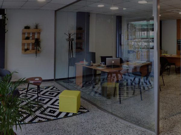Foto de una sala del 860 coworking Castelldefels